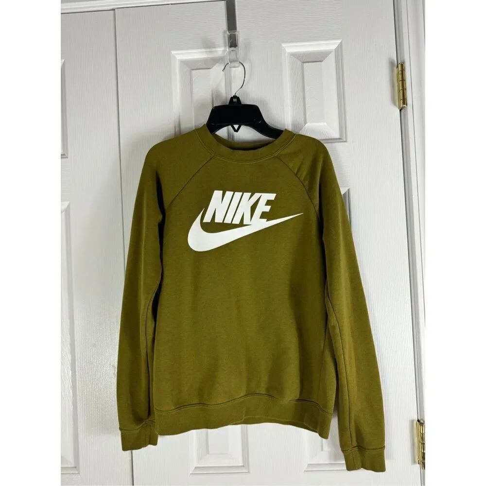 Nike Womens Olive Sweatshirt Size XS